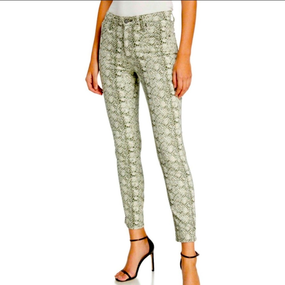🆕 AG Adriano Goldschmied jeans Mari Straight Ankle NWT size 25 R color Syidda